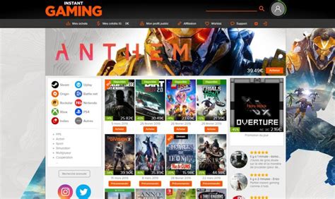 site similaire à instant gaming.